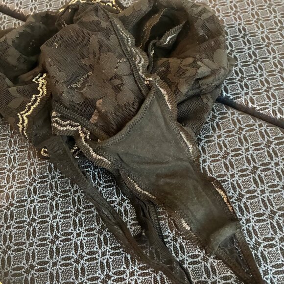 Victoria's Secret Black Lace Bodysuit Women's Lingerie - Picture 9 of 12